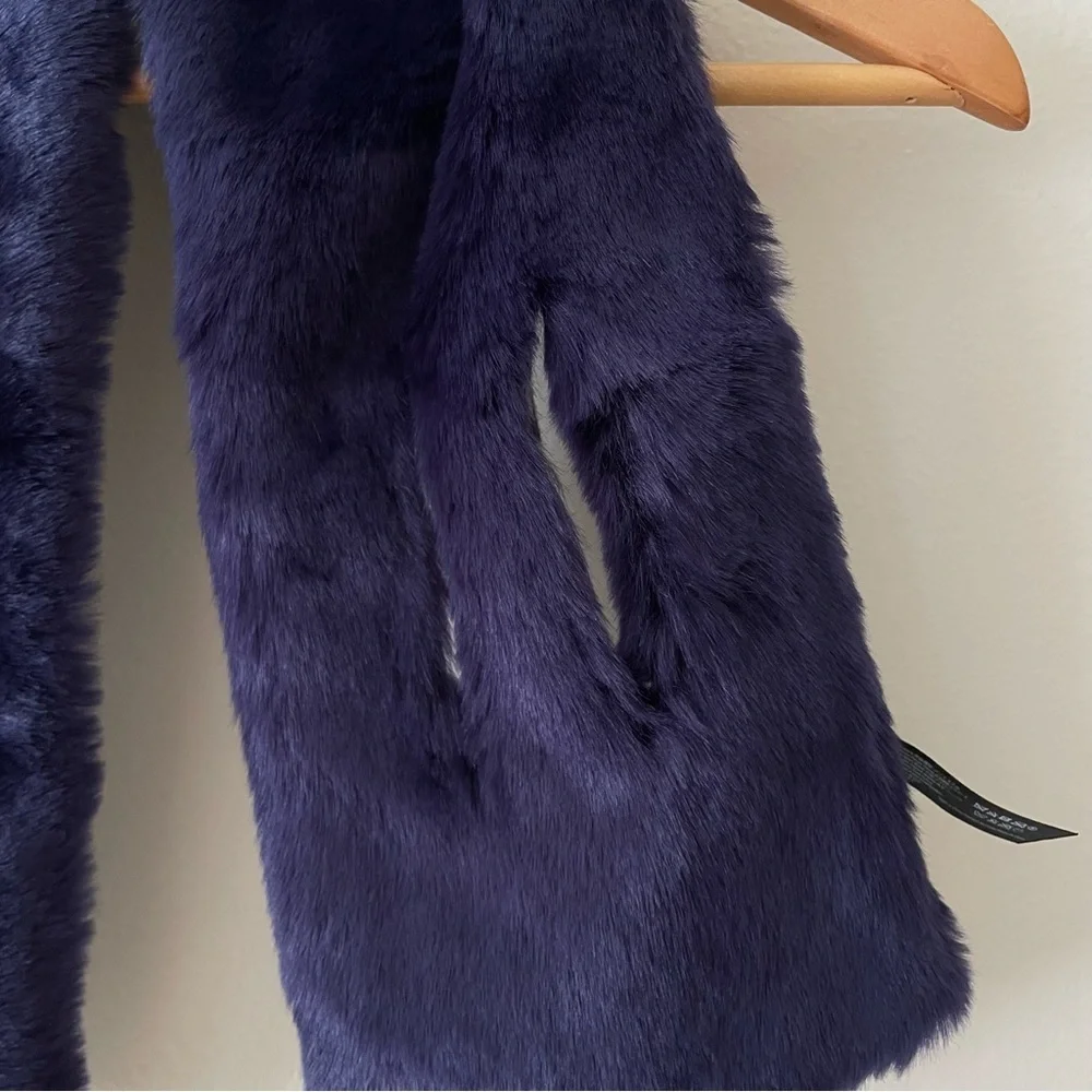 Plush Dark Blue Scarf